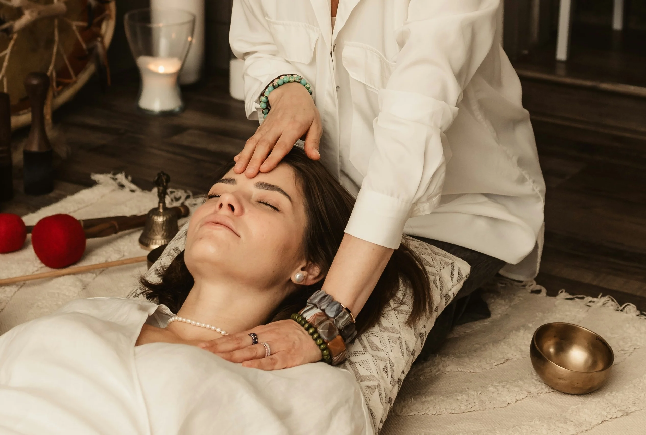 Séance de Shiatsu Bien-être sur futon